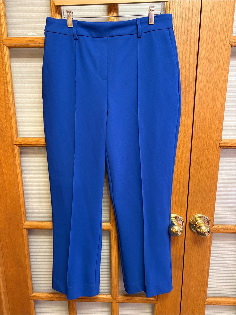 EUC Rachel Zoe Cobalt Straight-Leg Pull-on Pants